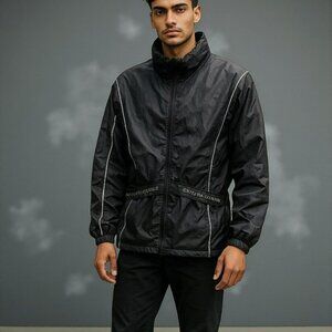 Milwaukee Performance Apparel Mens Large Motorcycle Riding Jacket Anorak Coat L